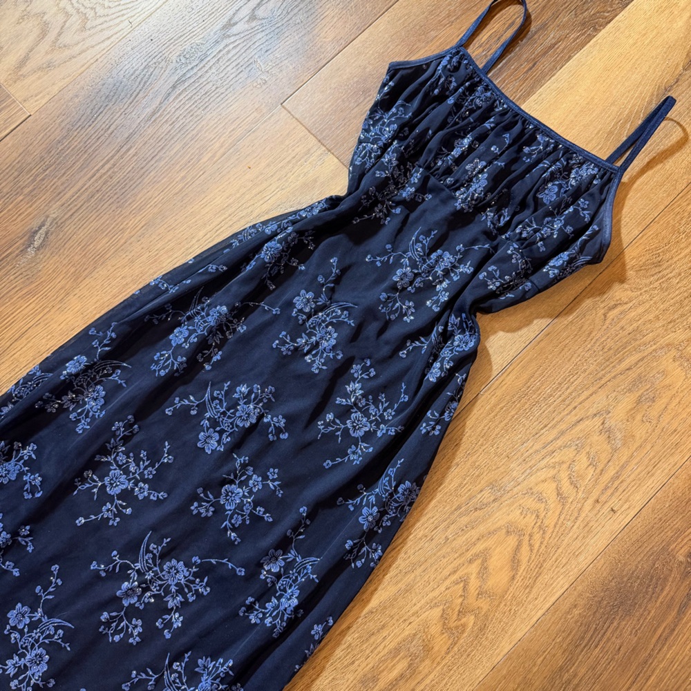 Vintage 90’s Slip Dress Vintage Slip Dress Vintage Sparkle Dress Vintage Prom